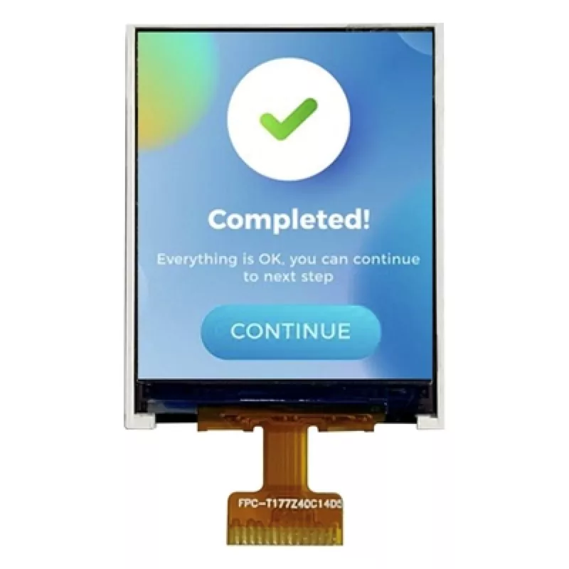 Портрет 1,77 дюймдік TFT LCD дисплейі SPI 128x160 SPI 128x165 драйвері